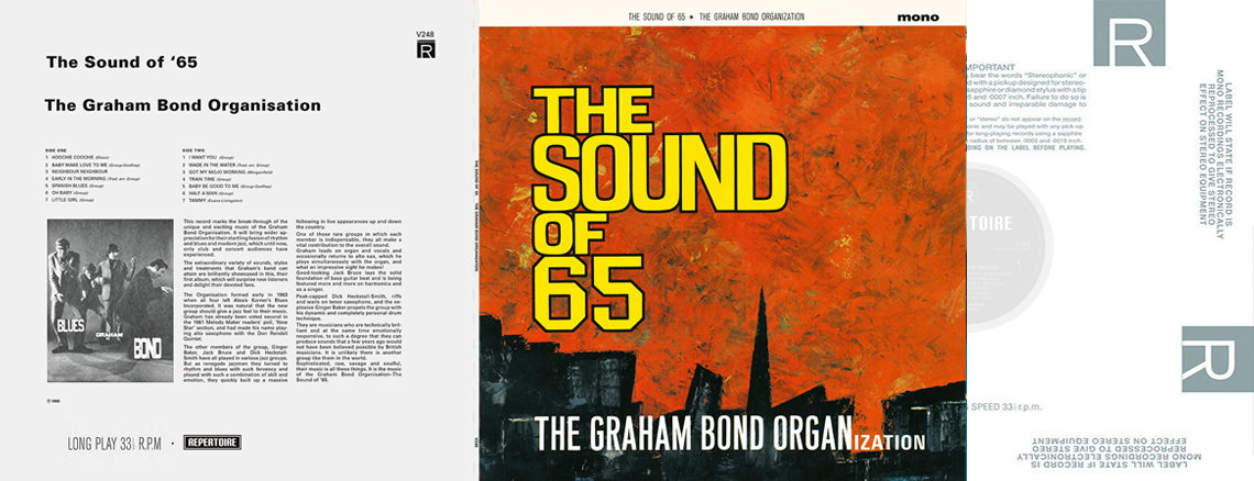 The Graham Bond Organization – The Sound Of 65 (LP)