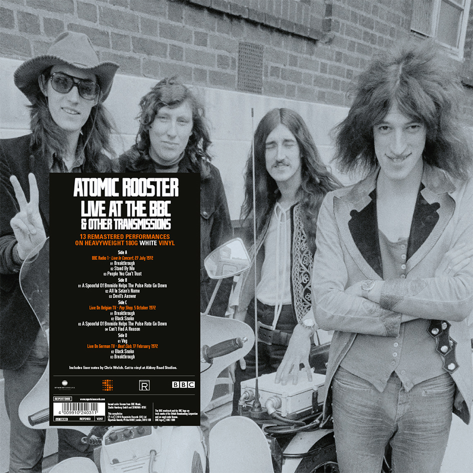 Atomic Rooster – On Air – Live At The BBC  & Other Transmissions (LP)