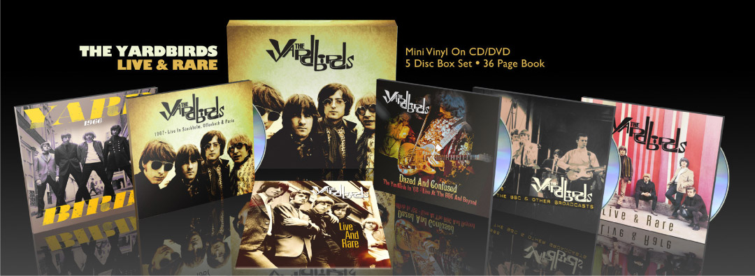 Yardbirds, The – Live & Rare – Limited Edition Boxset Packshot