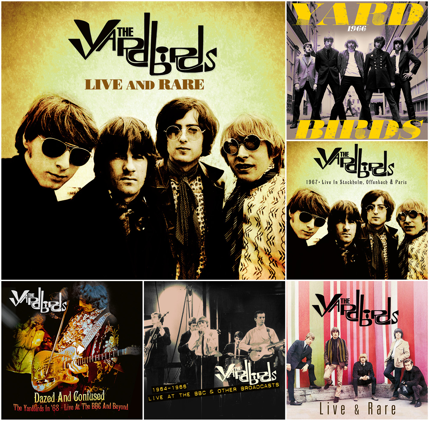 The Yardbirds Live & Rare, Limited Edition Boxset Repertoire Records