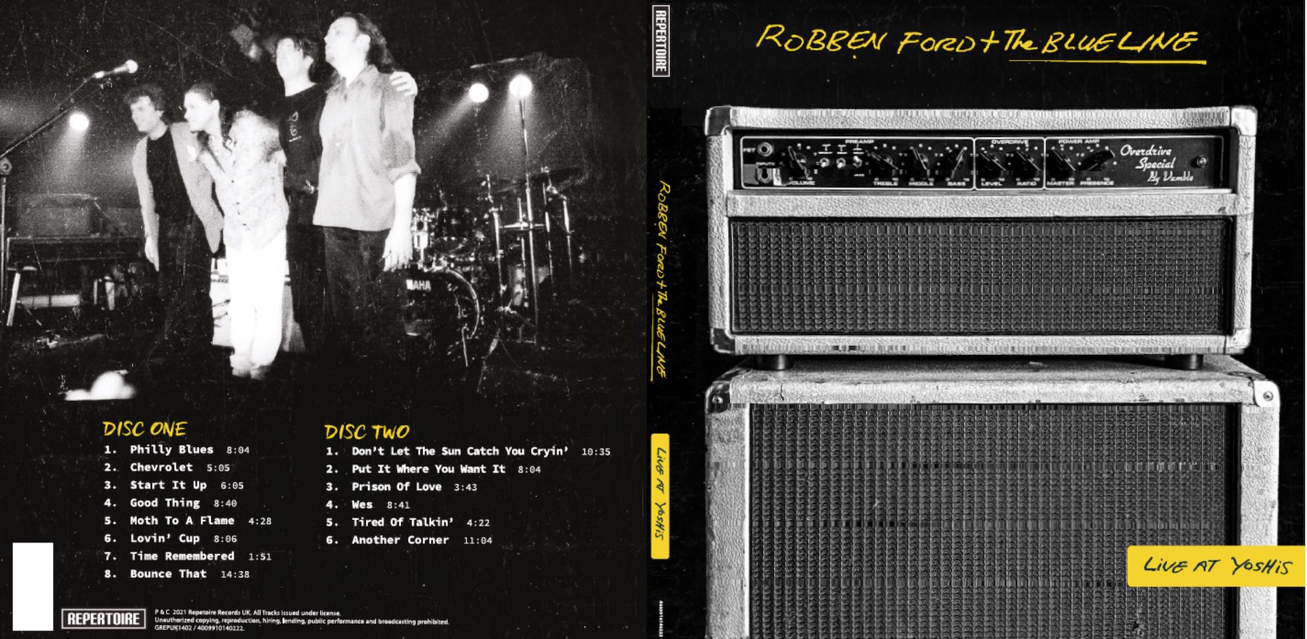 ROBBEN FORD & THE BLUE LINE – Live At Yoshi’s Packshot
